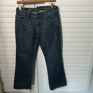 Plush Premium Denim med. wash bootcut jeans, 10